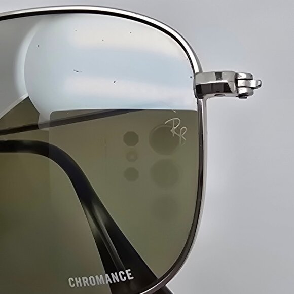 Ray-Ban RB3543 003/5J Chromance Silver Polarized Silver Miror Aviator Sunglasses - Picture 16 of 16